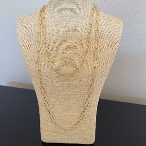 Kris Nationsn24” Large Link Gold Chain Necklace